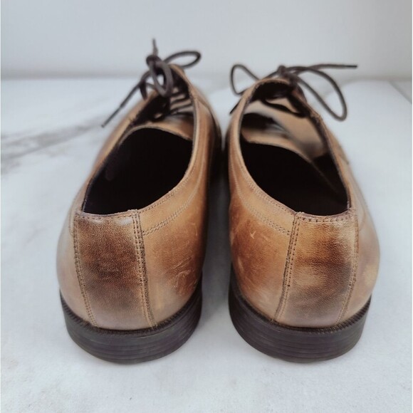 Cole Haan Dustin Tan Brown Leather Oxfords Dress Shoes, Sz 10.5 main image 9